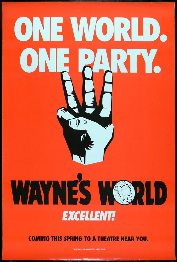 Original Wayne's World movie poster