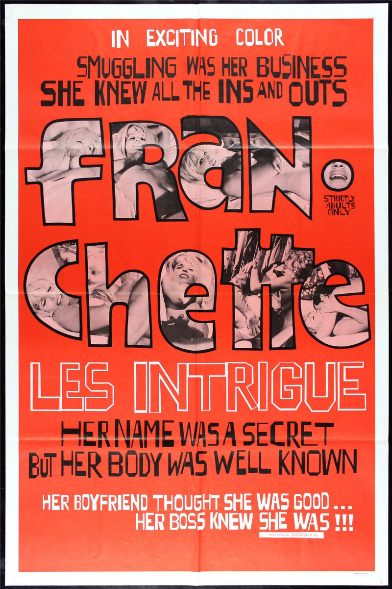Original Franchette Les Intrigues movie poster