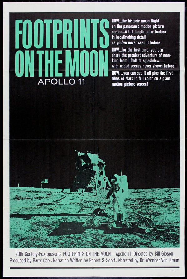 Original FOOTPRINTS ON THE MOON movie poster