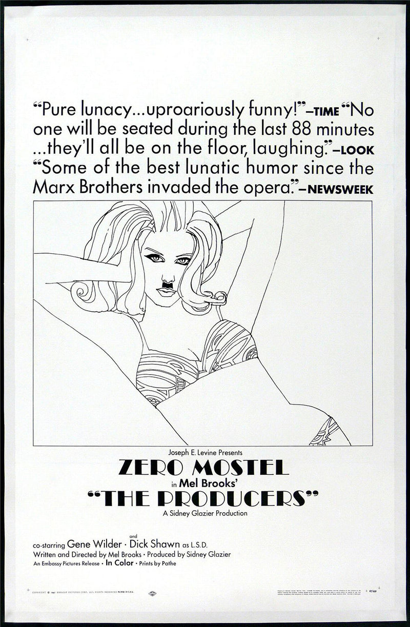 Original The Producers movie poster