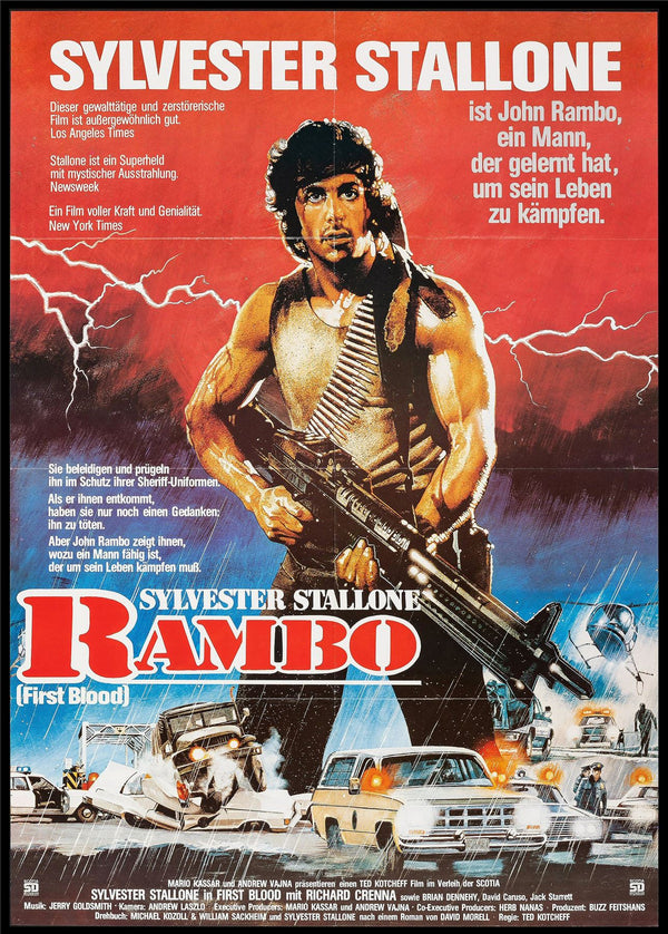 Original First Blood movie poster