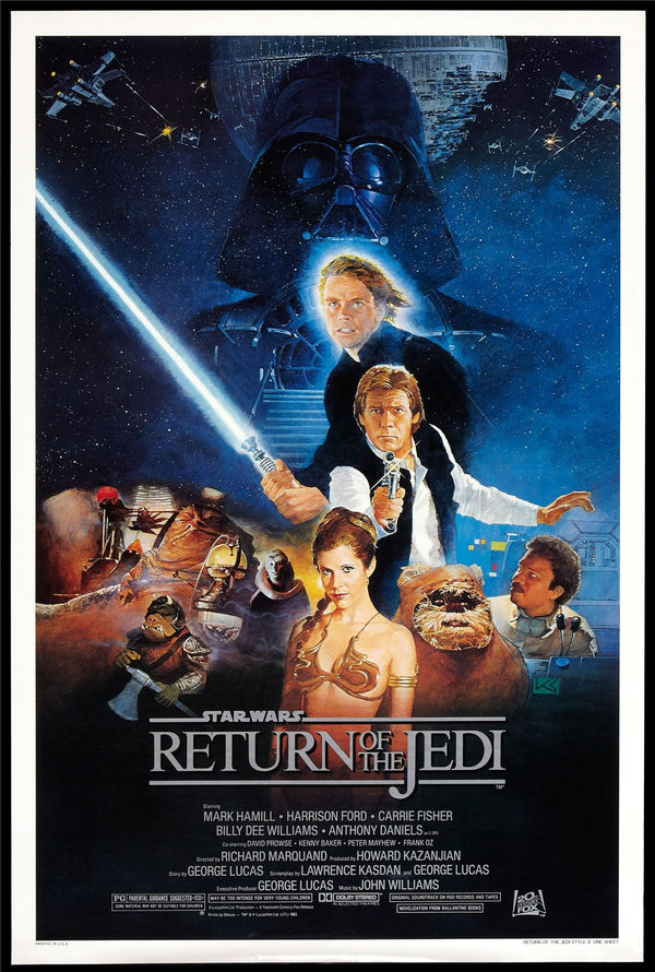 Original Return of the Jedi movie poster