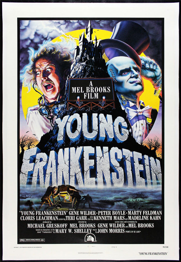 Original Young Frankenstein movie poster