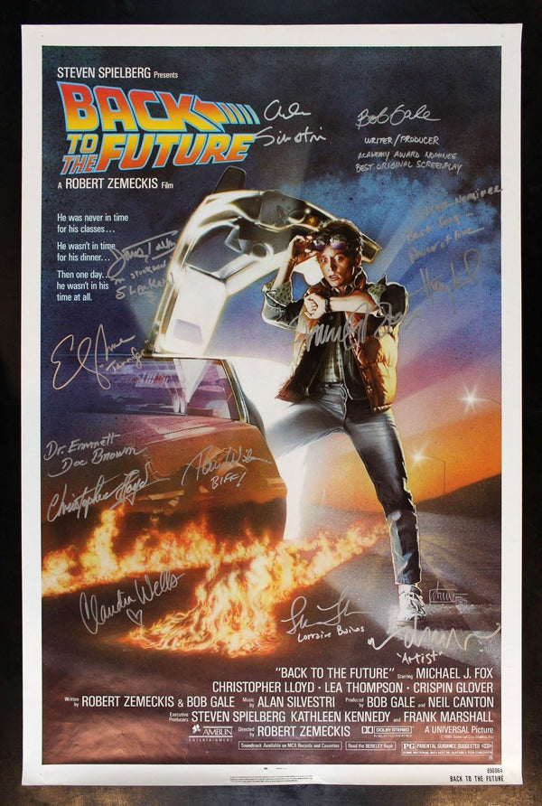 Original Back to the Future movie poster