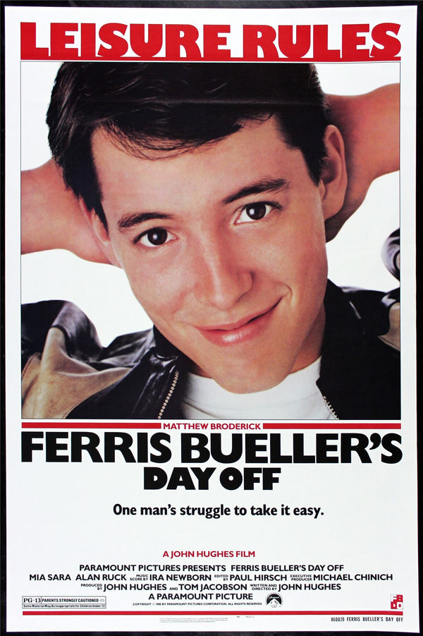Original Ferris Bueller's Day Off movie poster