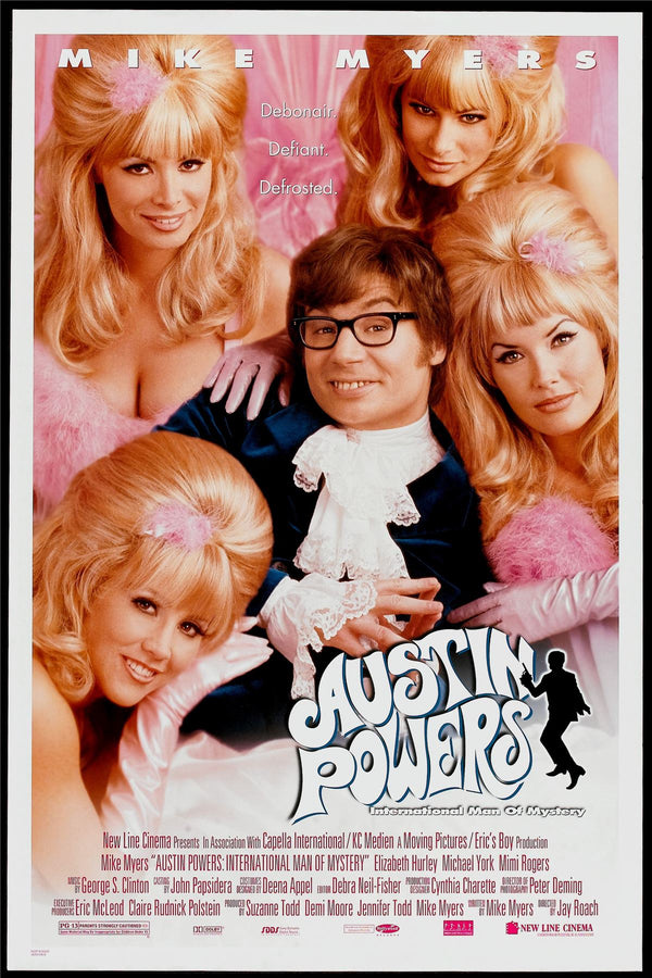 Original Austin Powers: International Man of Mystery movie poster
