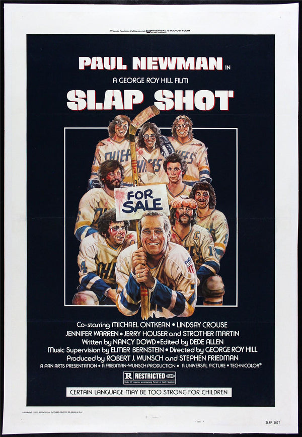 Original Slap Shot movie poster
