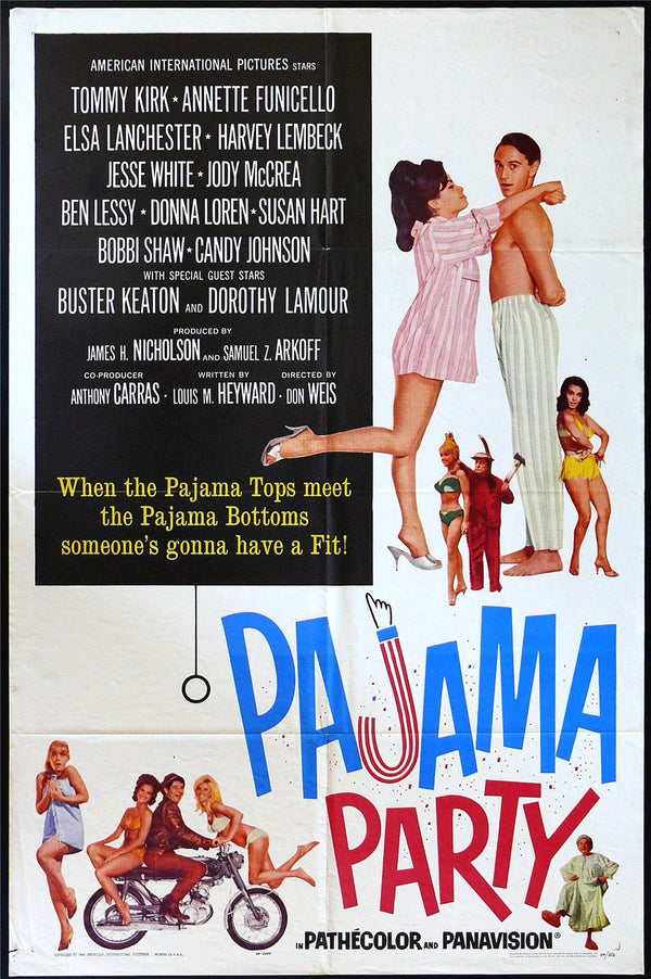 Original Pajama Party movie poster