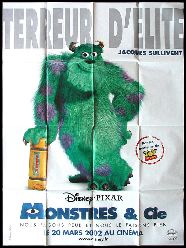 Original Monsters, Inc. movie poster