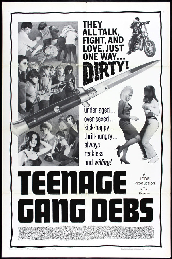Original Teenage Gang Debs movie poster