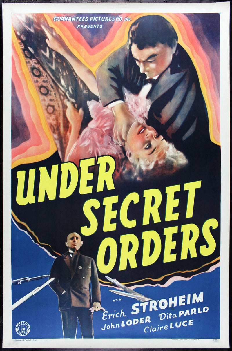 Original Under Secret Orders movie poster