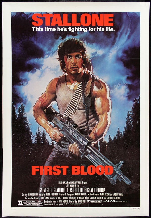 Original First Blood movie poster